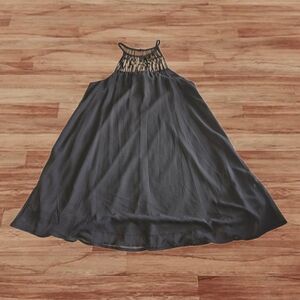 LULUS Size S Elegant Black Halter Dress